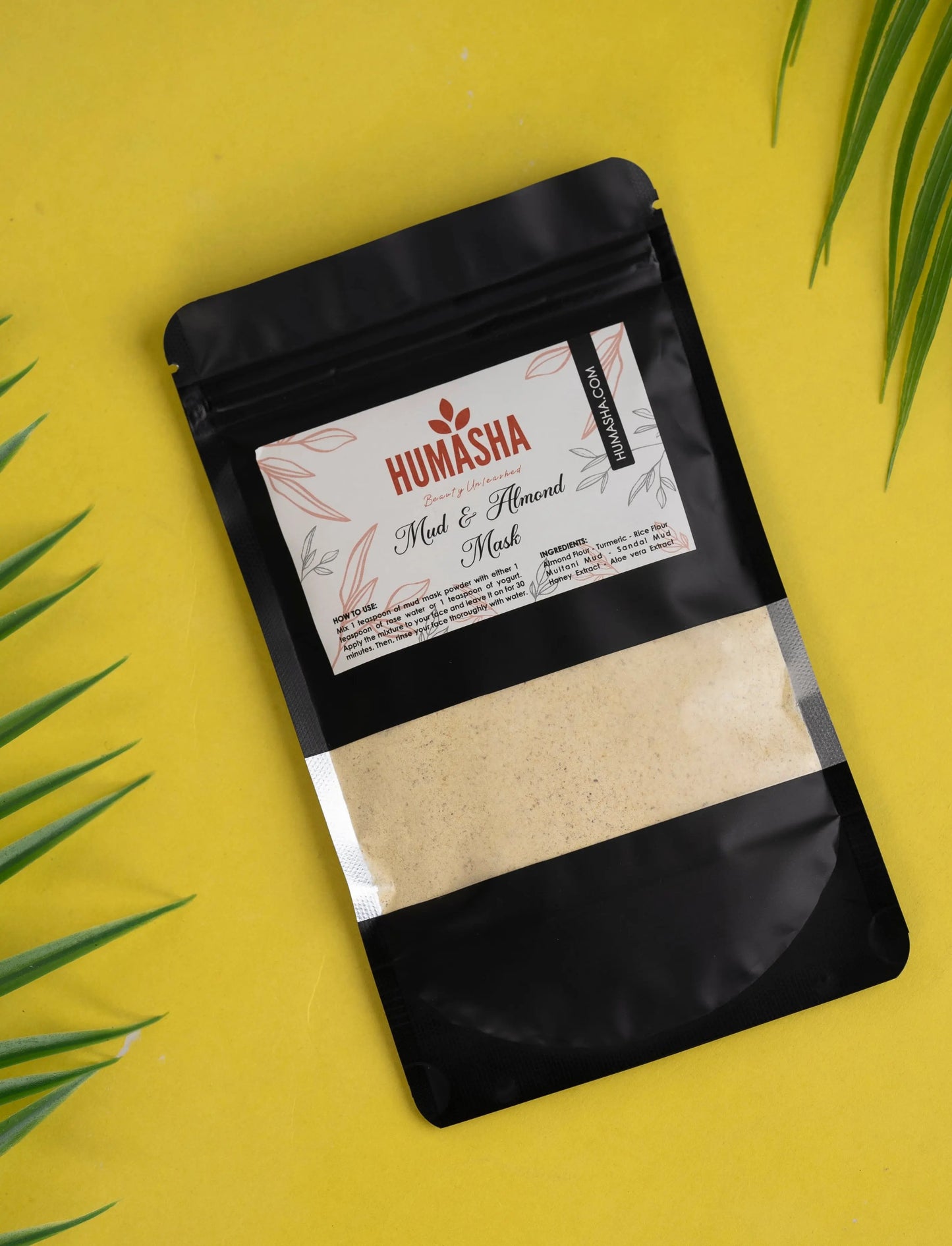 Mud & Almond Face Mask – Deep Cleanse & Glow Humasha