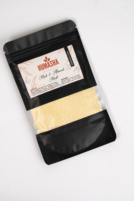 Mud & Almond Face Mask – Deep Cleanse & Glow