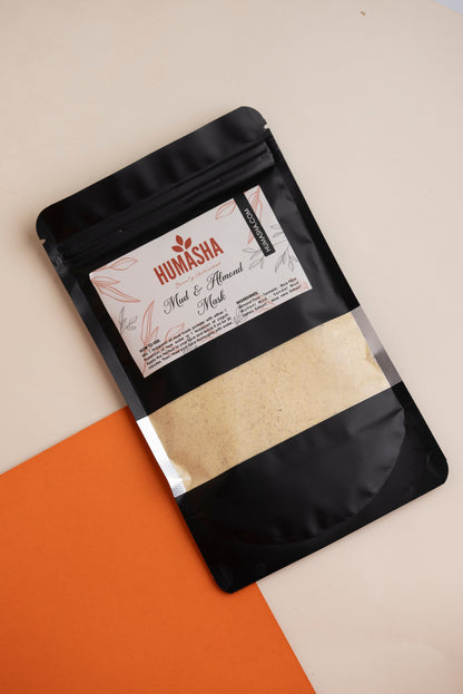 Mud & Almond Face Mask – Deep Cleanse & Glow
